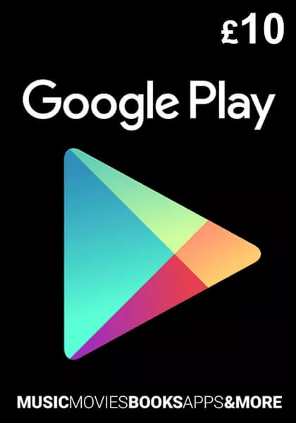 UK Google Play 10 Pound Gift Card