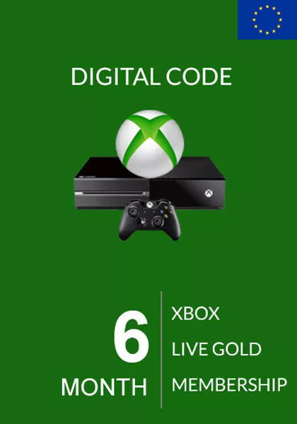 EU Xbox Live Gold 6-Monats-Mitgliedschaft cover image