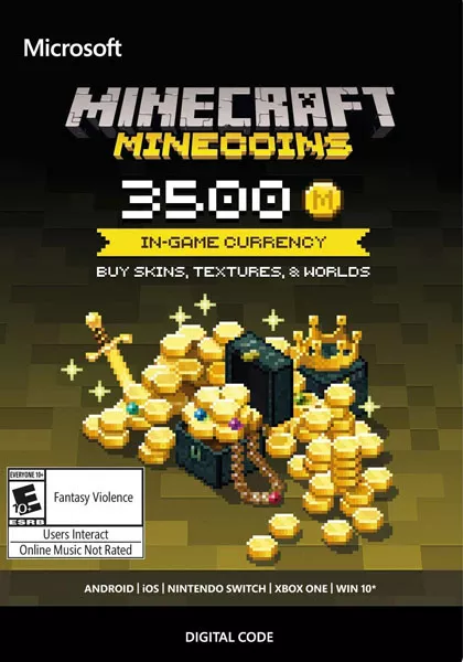Minecraft - Minecoins Pack 3500 Coins (PC) cover image